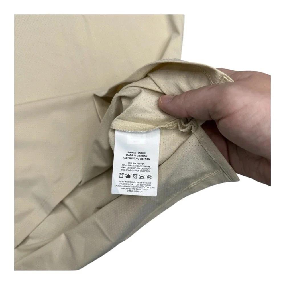 Nike Court Shirt Mens XL Tan Beige Dri-Fit Advantage Tennis Polo FZ6909-126